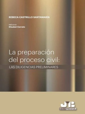 cover image of La preparación del proceso civil